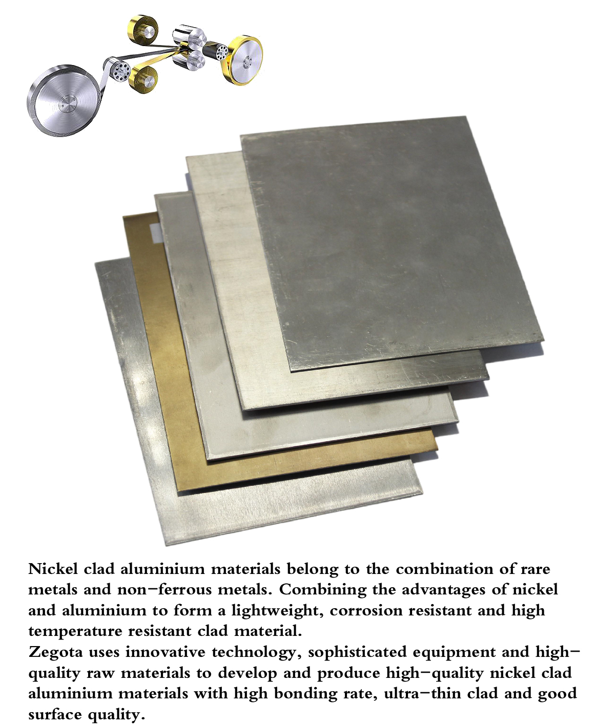 Nickle Clad Aluminum Material Enhancing Technology