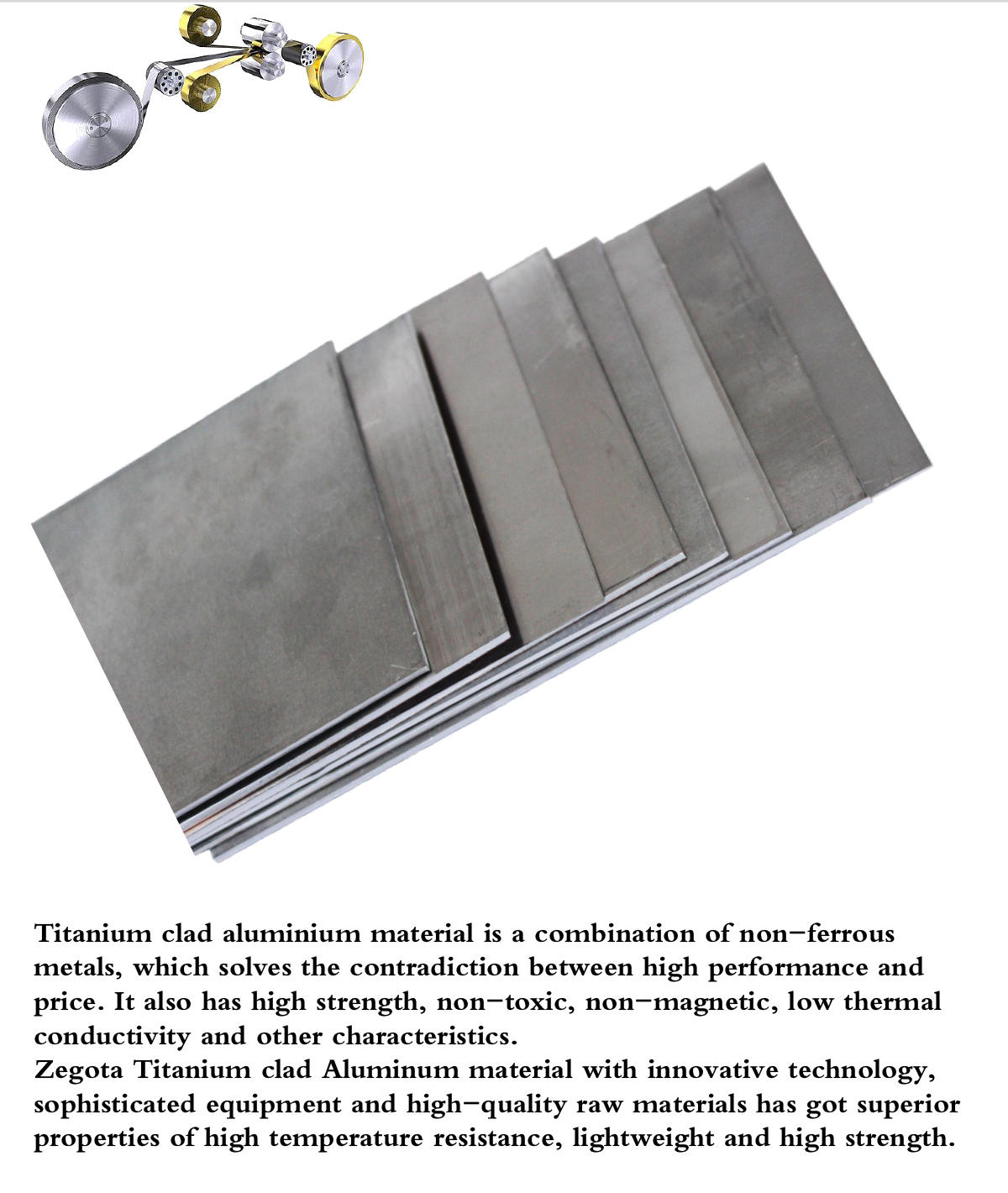 Titanium Clad Aluminum Material Enhancing Technology